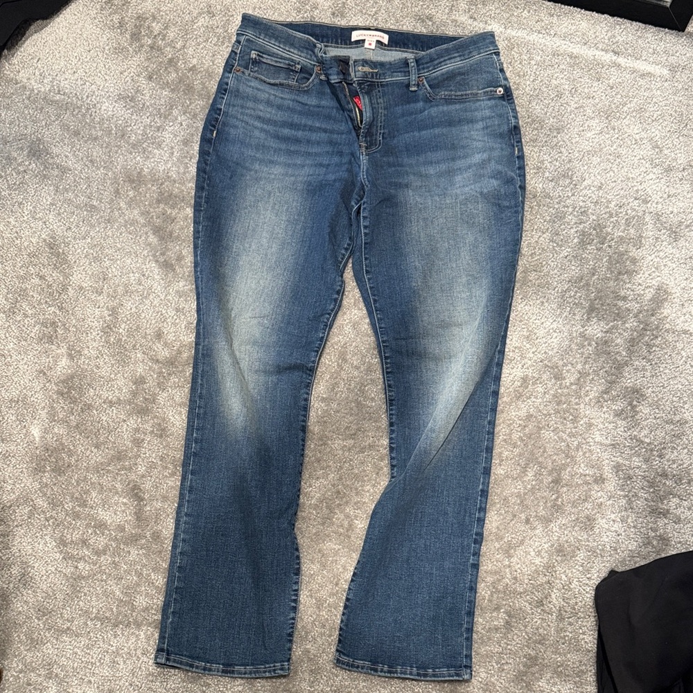 Lucky Brand Women's Straight Leg Blue Jeans